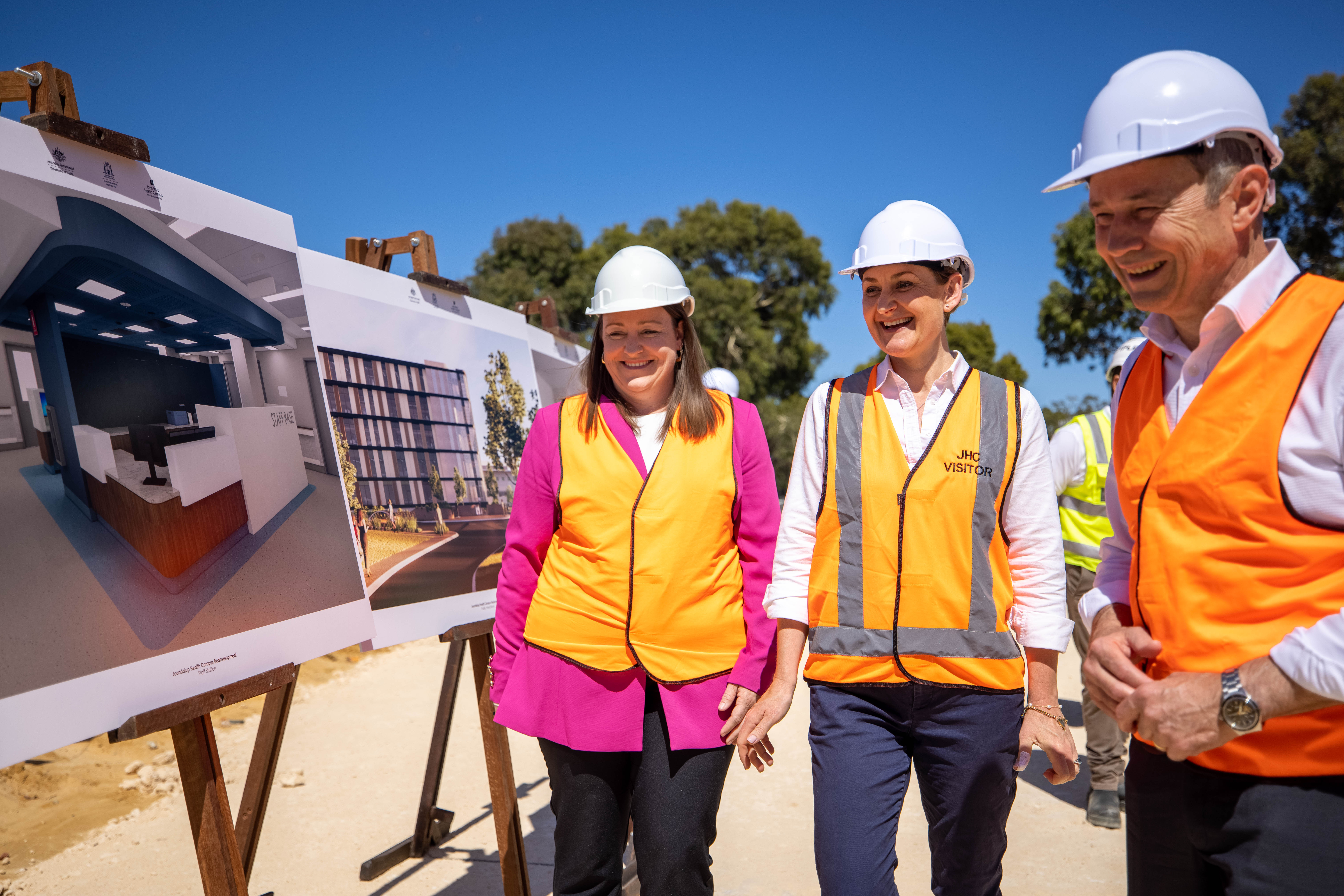 Milestone for new public ward block at Joondalup Health Campus