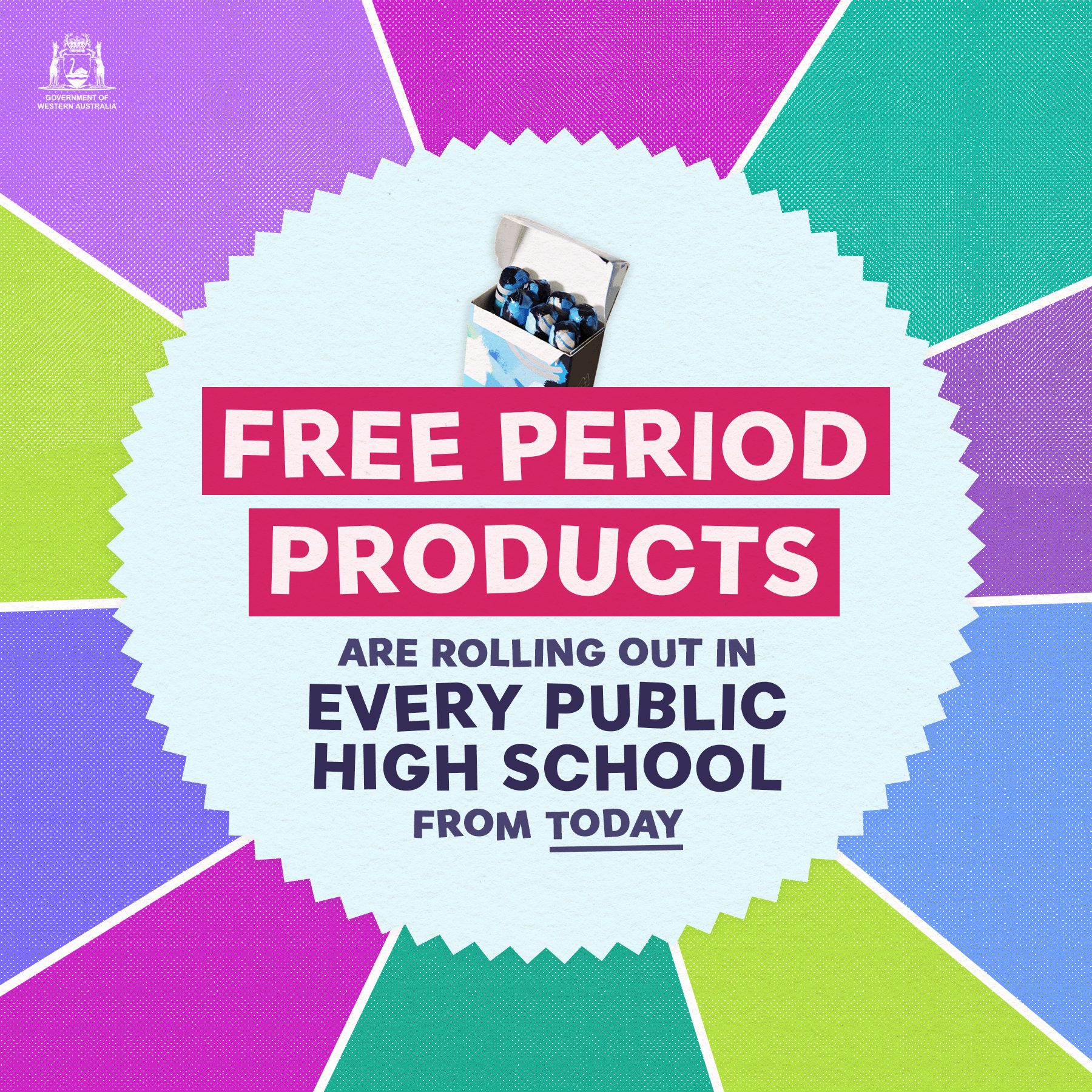 Free period products for students at Ocean Reef Senior High School in Joondalup Main Image