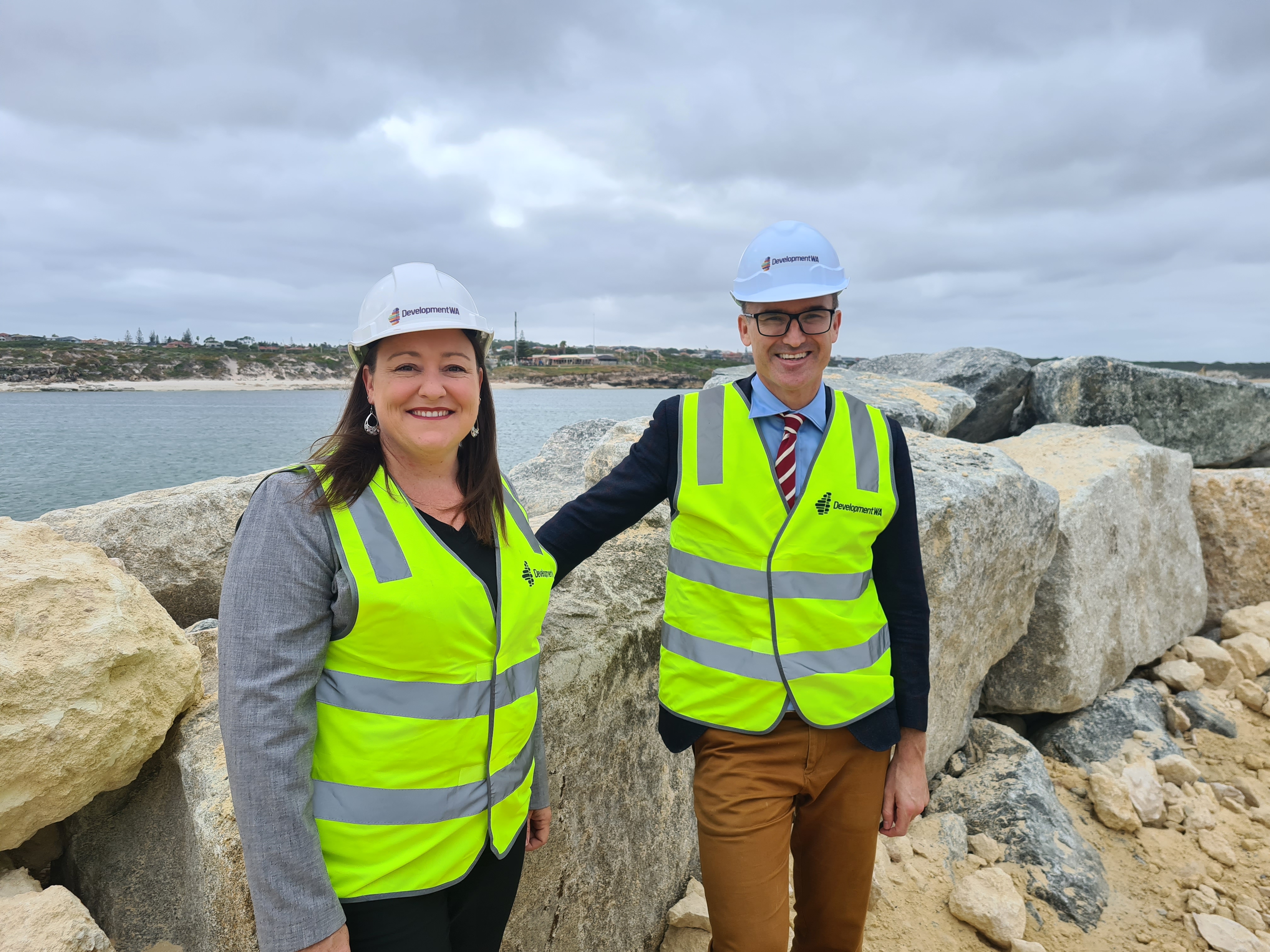 Ocean Reef Marina surging ahead as breakwaters near completion Main Image